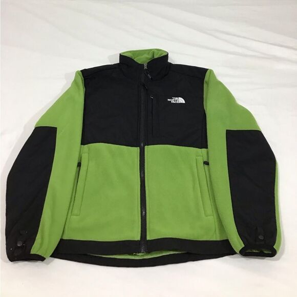 The North Face Lime and Black Denali Fleece Outdoor Jacket Size Large - Picture 11 of 15